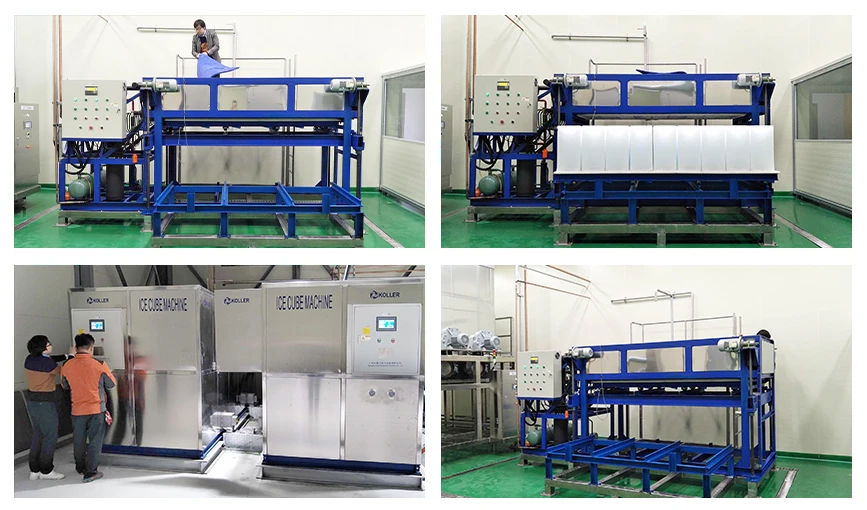 Ice block machine case in Korea