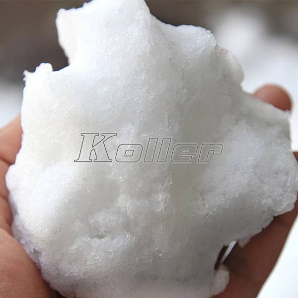 powdery ice