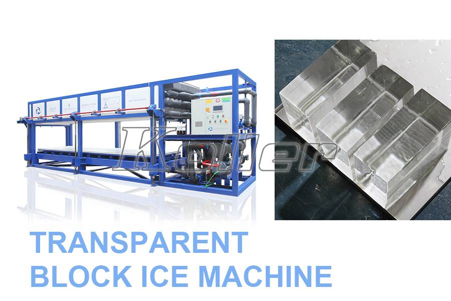 transparent ice block machine