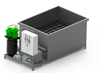 a grey ice machine 