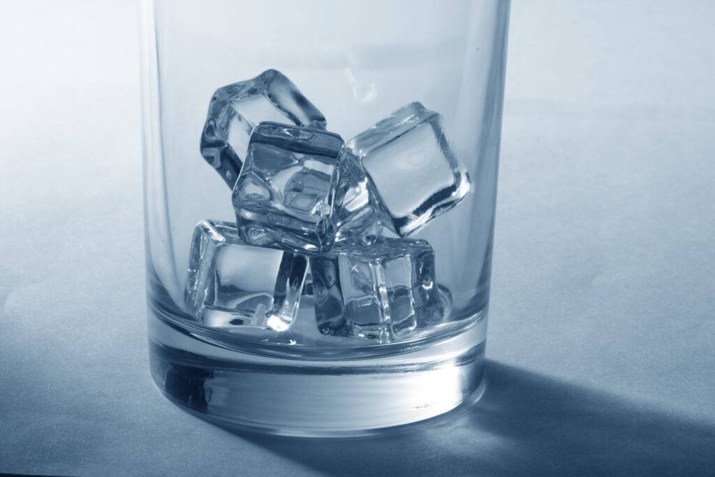 crystal clear ice